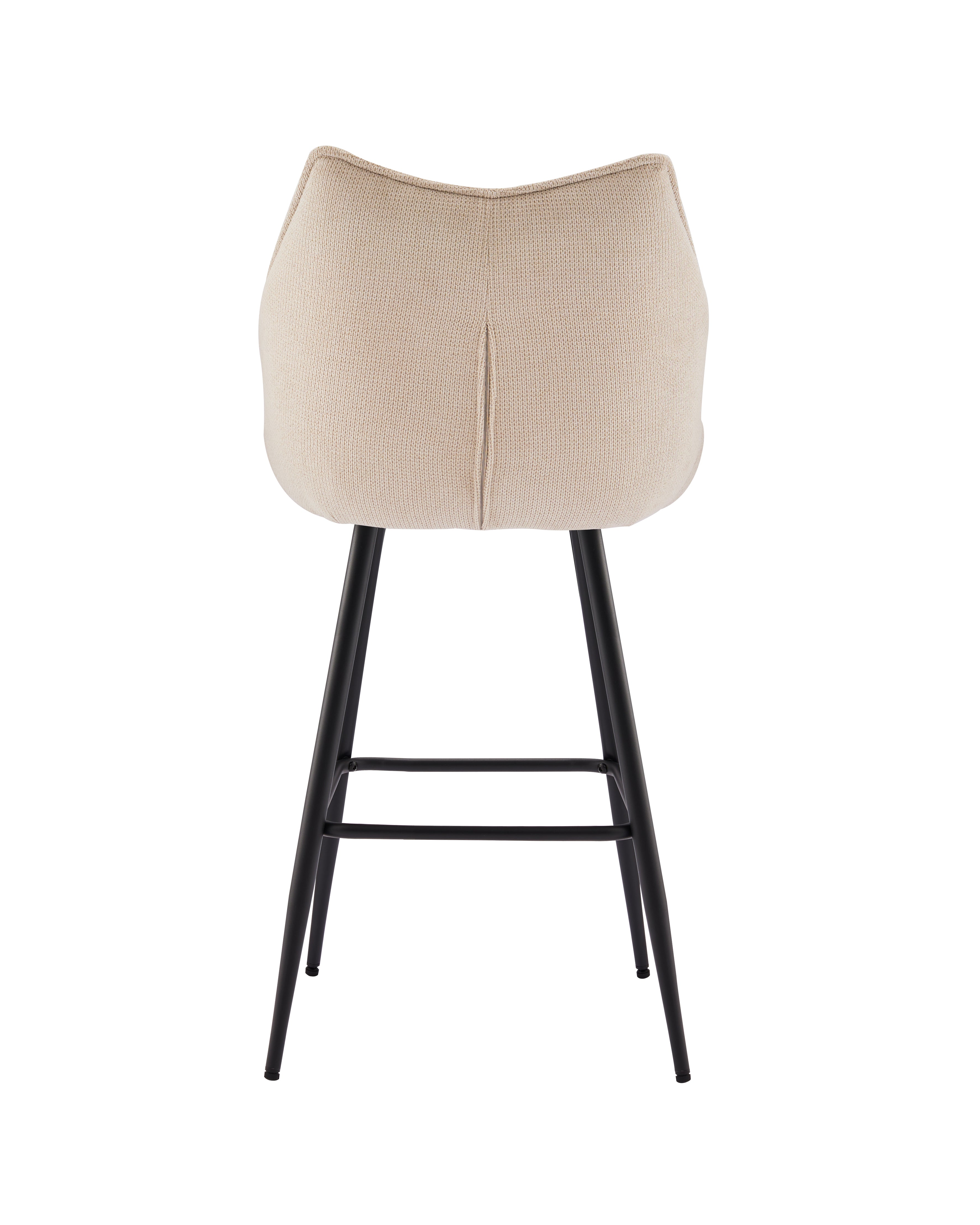 Bellemave® 26'' Modern Counter Height Bar Stools Chairs Set of 2,Upholstered Counter Stools with Backs Bellemave®