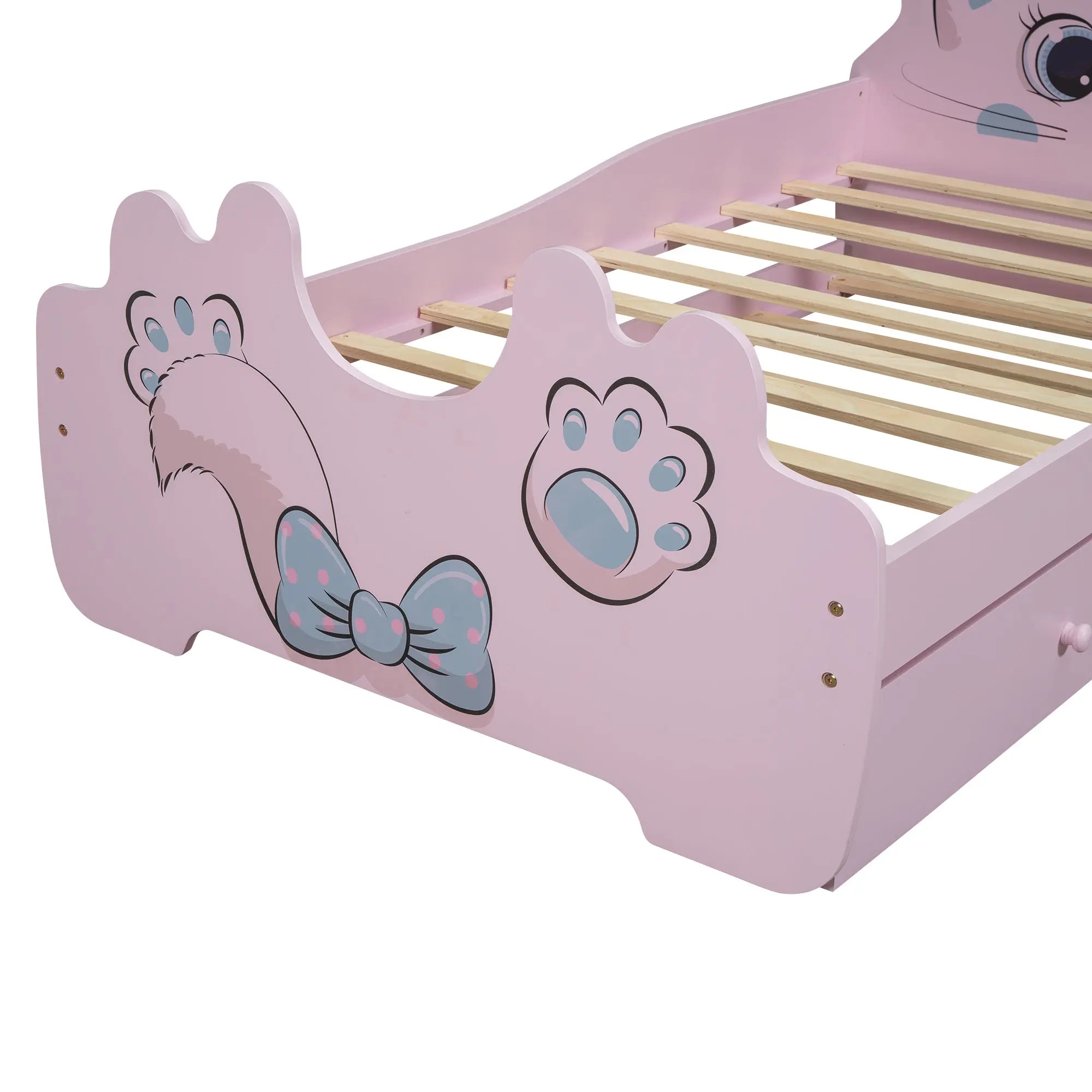 Bellemave® Twin Size Cartoon Platform Bed with Trundle Bellemave®