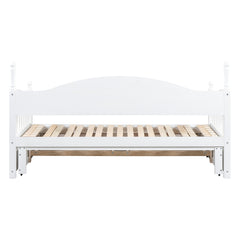 Bellemave® Twin Size Daybed with Twin Size Trundle Bed and Two Storage Drawers