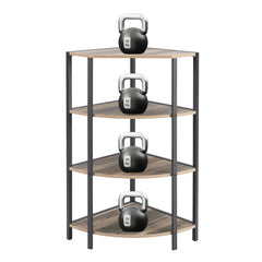 Bellemave® 4-Tier Corner Open Bookcase