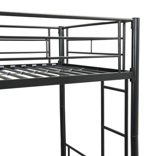 Bellemave® Twin Size Metal Bunk Bed with Trundle Bed