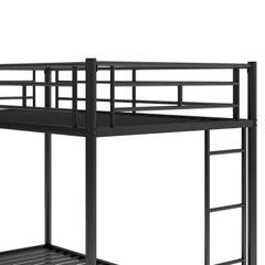 Bellemave® Twin Size Metal Bunk Bed with Trundle Bed