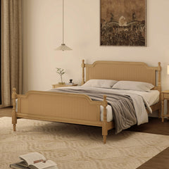 Bellemave® Traditional Style Rattan Platform Bed