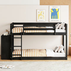 Bellemave® Bunk Bed with 4 Drawers and 3 Shelves