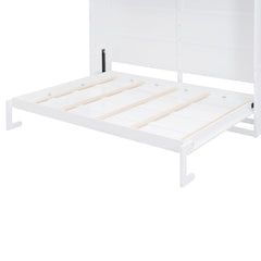 Bellemave® Queen Size Murphy Bed Wall Bed with Top Shelves & USB