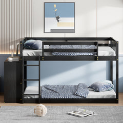 Bellemave® Bunk Bed with 4 Drawers and 3 Shelves