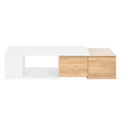 Bellemave® 47.2" Extendable Coffee Table with 2 Storage Drawers