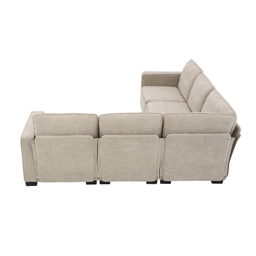 Bellemave® 89" Oversized Velvet Modern L-Shaped Sectional Sofa with Double Cushions
