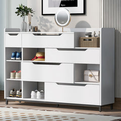 Bellemave® Shoe Storage Cabinet for Entryway with Drawers and Shelves