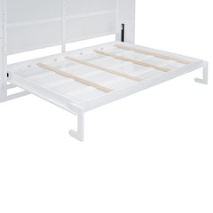 Bellemave® Queen Size Murphy Bed Wall Bed with Cabinets