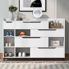 Bellemave® Shoe Storage Cabinet for Entryway with Drawers and Shelves