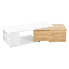 Bellemave® 47.2" Extendable Coffee Table with 2 Storage Drawers