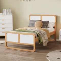 Bellemave® Modern Style Solid Wood Platform Bed