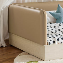 Kids Floor Bed with Removable Guardrails