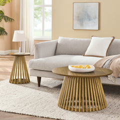 Bellemave® Modern Minimalist Solid Wood Coffee Table