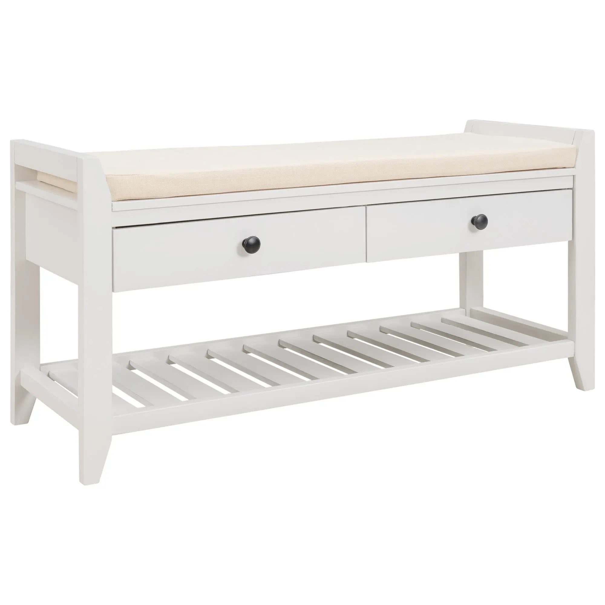 Bellemave® Shoe Rack with Cushioned Seat and Drawers Bellemave®