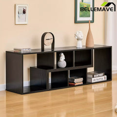 Bellemave® 2 Pieces Cube TV Stand,Free Combination Gaming Entertainment Center Media Stand,Open Storage Bookcase Shelf for Living Room,2 Shelf Bookcase L-Shaped TV Console Stand Bellemave®