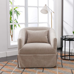 Bellemave® 360° Linen Blend Swivel Accent Armchair