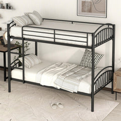 Bellemave® Twin Size Metal Bunk Bed