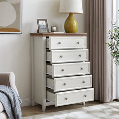 Bellemave® Modern 5 Drawers Dresser