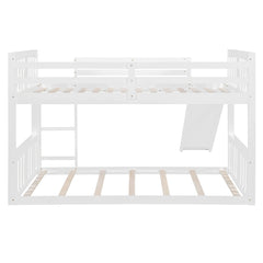 Bellemave® Twin Size Bunk Bed with Slide and Ladder