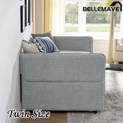 Bellemave® Upholstered Tufted Sofa Bed with Trundle