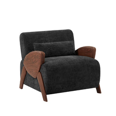 Bellemave® Modern Accent Armchair with Plush Cushioning, Comfortable Armrests