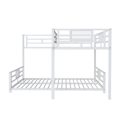 Bellemave® Twin over Full L-shaped Metal Bunk Bed