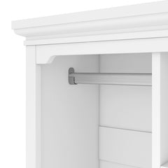 Bellemave® Open Children's Wardrobe with a Hanging Rod and Open Shelves, One Large Drawer