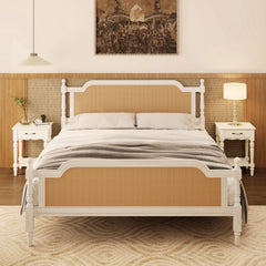 Bellemave® Traditional Style Rattan Platform Bed