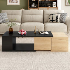 Bellemave® 47.2" Extendable Coffee Table with 2 Storage Drawers