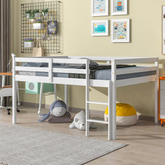 Bellemave® Full Size Low Loft Bed