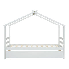 Bellemave Twin Size House-shaped Bed with Trundle Bellemave