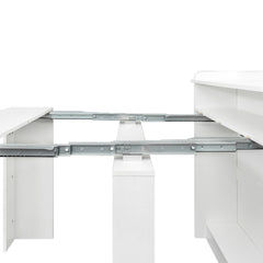 Bellemave® Modern Extendable Dining Table with Storage