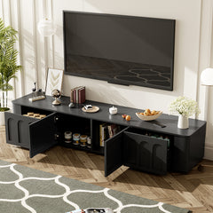 Bellemave® 70.9" Modern Entertainment Center Media Console Cabinet with 2 Cabinets and 2 Drawers