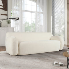 Bellemave® 81.5'' Minimalist Curved Upholstered Sofa