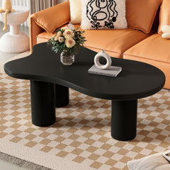 Bellemave® Easy Assembly Cloud Coffee Table with 3 Sturdy Legs