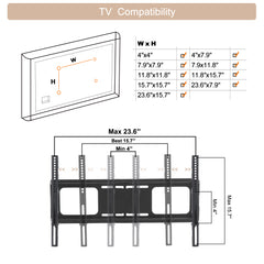 Bellemave® Tempered Glass Height Adjustable Universal Swivel Glass Floor Media Storage Stand With Mount Heat-Transfer Printing Metal Tube