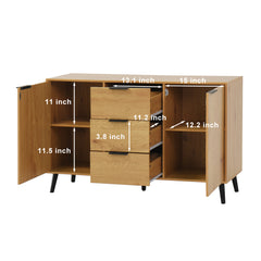 Bellemave® Sideboard Buffet Cabinet with 3 Drawers & 2 Doors