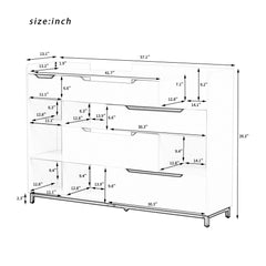 Bellemave® Shoe Storage Cabinet for Entryway with Drawers and Shelves