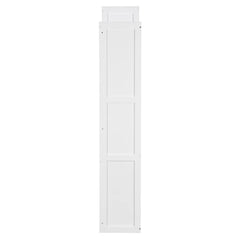 Bellemave® Queen Size Murphy Bed with Desk, Vanity and Cabinets