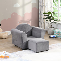 Bellemave® Kids Upholstered Couch with Ottoman