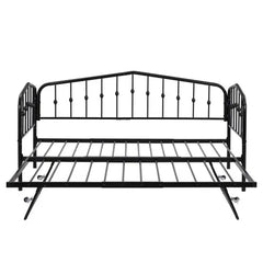 Bellemave® Twin Size Metal Daybed with Portable Folding Trundle Bed Bellemave®