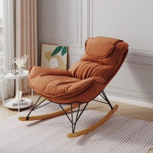 Bellemave® Leisure Sofa Single Rocking Chair Comfortable and Breathable,Detachable and Washable Seat Cushion Bellemave®