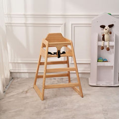 Bellemave® Wooden Double Solid Wood Feeding, Eat & Grow Portable High, Easy to Clean Baby Booster Chair