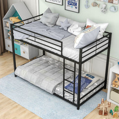 Bellemave® Metal Bunk Bed with Safety Guard Rails