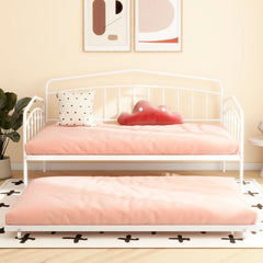 Bellemave® Twin Size Daybed with Twin Size Trundle Bed