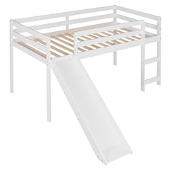 Bellemave® Twin Size Loft Bed with Slide