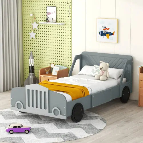 Bellemave® Car-Shaped Platform Bed with Wheels Bellemave®