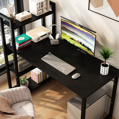 Bellemave® Computer Desk with 4 Tier Storage Shelves